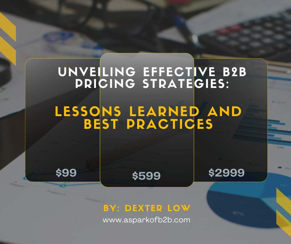 Unveiling Effective B2B Pricing Strategies: Lessons Learned and Best Practices